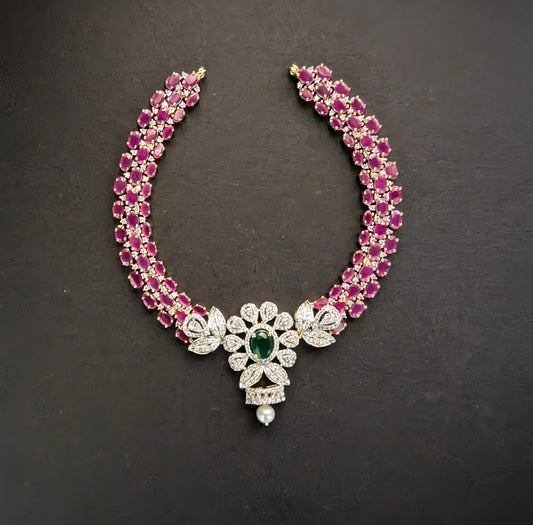 Adorn Yourself with the Exquisite Ruby and Diamond Choker